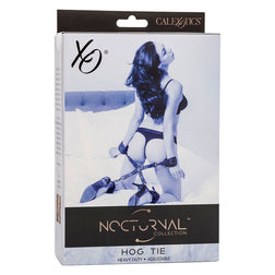 CALEXOTICS NOCTURNAL CONNECTEUR TIE HOG CUERO AJUSTABLE NOIR