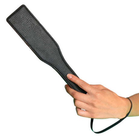 CALEXOTICS NOCTURNAL PADDLE EN CUIR NOIR