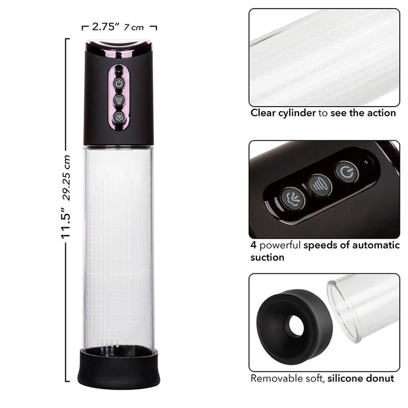 CALEXOTICS POMPE D ASPIRATION PEAK 4 VITESSES NOIRE