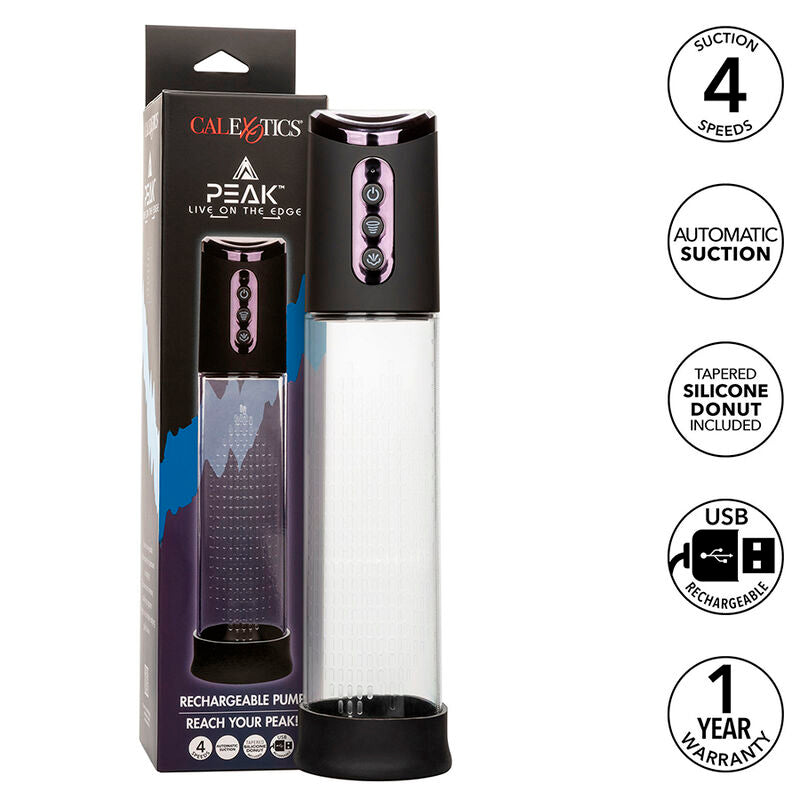 CALEXOTICS POMPE D ASPIRATION PEAK 4 VITESSES NOIRE