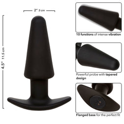 Plug vibrant effilé 10 modes — autre angle