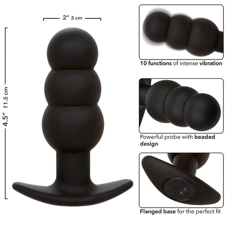 Plug vibrant perlé 10 modes — autre angle