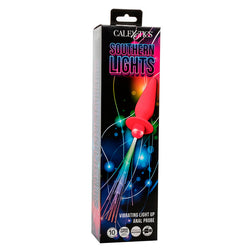Plug vibrant lumineux fibres optiques 10 modes rose — emballage