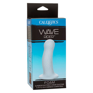 Plug ondulé silicone liquide bleu avec ventouse — emballage