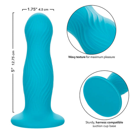 Plug anal souple vue détaillée de la texture silicone