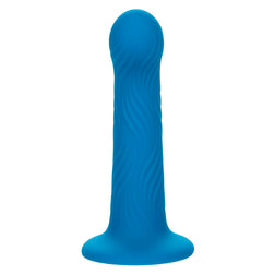 Plug silicone liquide bleu avec ventouse — vue détaillée