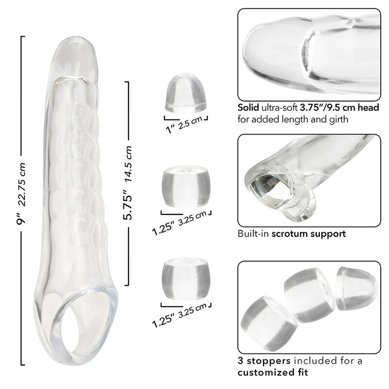 CALEXOTICS MAXX EXTENSEUR DE PENIS REGLABLE TRANSPARENT