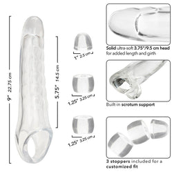 CALEXOTICS MAXX EXTENSEUR DE PENIS REGLABLE TRANSPARENT