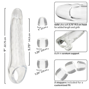 CALEXOTICS MAXX EXTENSEUR DE PENIS REGLABLE TRANSPARENT