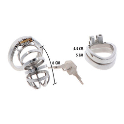 Cage de chasteté acier inoxydable 7,9 cm — Extreme Penis Gear — vue 4