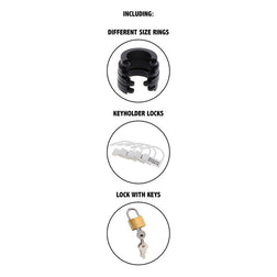 Cage de chasteté silicone format court 6,5 cm — Extreme Penis Gear — vue 5