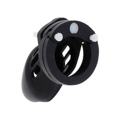 HIDDEN DESIRE EXTREME CAGE DE CHASTETE SILICONE TAILLE S NOIR