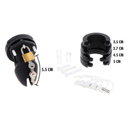 Cage de chasteté silicone format court 6,5 cm — Extreme Penis Gear — vue 4