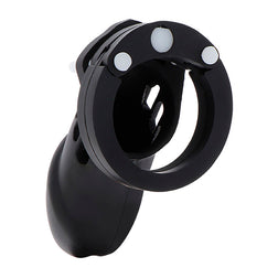 HIDDEN DESIRE EXTREME CAGE DE CHASTETE SILICONE TAILLE L NOIR
