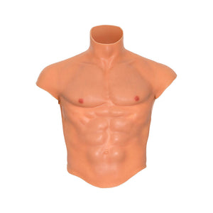 DESIR CACHE T SHIRT TORSE MASCULIN EN SILICONE ALTER EGO AVEC ESTHETIQUE DES ABS