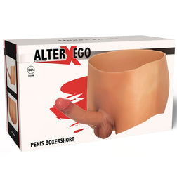 Boxer silicone avec pénis réaliste 18 cm — Alter Ego — vue de profil