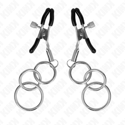 Pinces à tétons avec 3 O-rings 6 cm — KINK — vue 2