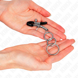 Pinces à tétons avec 3 O-rings 6 cm — KINK — vue 3