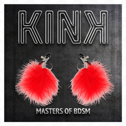 Pinces à tétons avec plume rouge 7 cm — KINK — vue 5
