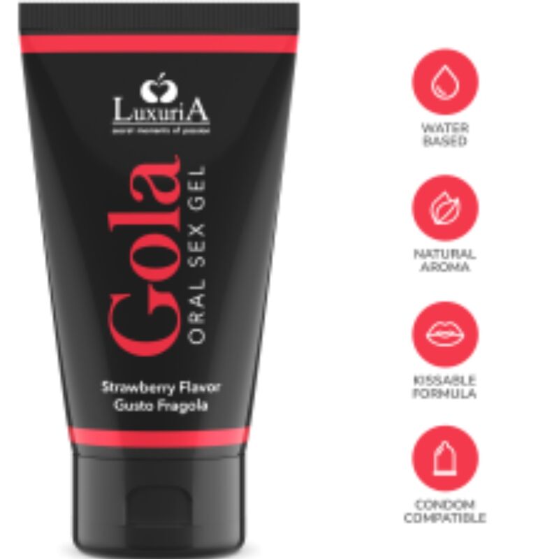 INTIMATELINE LUXURIA GEL SEXUEL ORAL SAVEUR FRAISE 50 ML