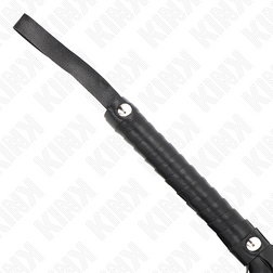 Fouet à lanières larges noir 48,5 cm — image 4