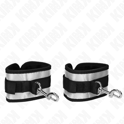 Manchettes de poignets en néoprène gris 23 × 5 cm — KINK — image 4