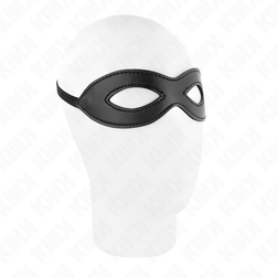 Loup BDSM cuir vegan — vue de face