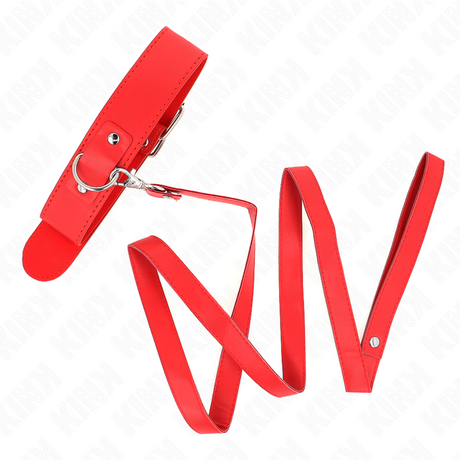KINK COLLIER AVEC CEINTURE 116 CM BRACELET ROJO AJUSTABLE 32 50 CM X 8 CM