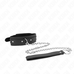 Collier BDSM 1 anneau laisse chaîne 65 cm — Kink — vue 4