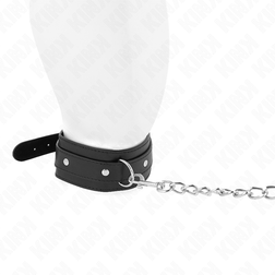 Collier BDSM 1 anneau laisse chaîne 65 cm — Kink — vue 3