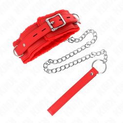 KINK COLLIER AVEC LAISSE 65 CM AVEC RESTRICTIONS ROUGE 36 42 CM X 55 CM