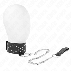 Collier cloutage aléatoire et laisse chaîne — Kink