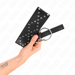 Collier cloutage aléatoire et laisse chaîne — Kink — vue 5