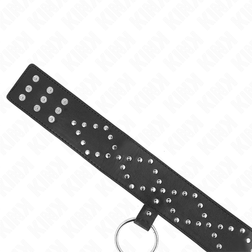 Collier cloutage aléatoire et laisse chaîne — Kink — vue 6