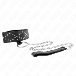 Collier cloutage aléatoire et laisse chaîne — Kink — vue 4