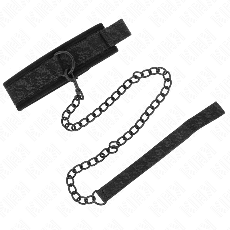 KINK COLLIER MODELE BASIC AVEC LAISSE 77 CM MODELE 5 AJUSTABLE 34 54 CM X 5 CM