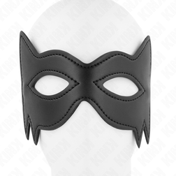 Vue sous un autre angle de l'accessoire Masque BDSM chat