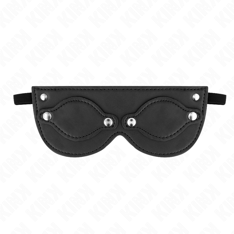KINK MASQUE EN CUIRETTE AVEC CACHE YEUX DETACHABLES 22 x 9 CM