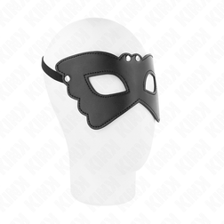 Loup BDSM cuir synthétique — Masked Allure — vue 4