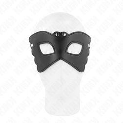 Loup BDSM cuir synthétique — Masked Allure — vue 3