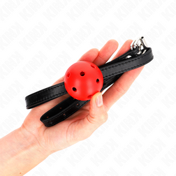 KINK BAILLON A BOULE SIMPLICITE ROUGE RESPIRANT 4,5 CM 62 x 15 CM