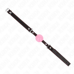 Bâillon boule rose 4 cm — vue 2