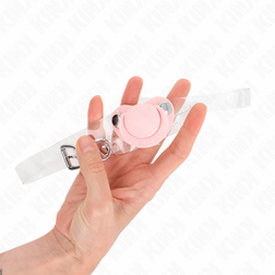 KINK GAG EN FORME DE SUCETTE ROSE 55 x 4 CM AJUSTABLE 43 60 CM