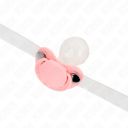 KINK GAG EN FORME DE SUCETTE ROSE 55 x 4 CM AJUSTABLE 43 60 CM