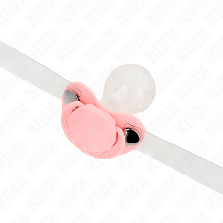 KINK GAG EN FORME DE SUCETTE ROSE 55 x 4 CM AJUSTABLE 43 60 CM