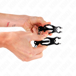 KINK PINCES A METELLES TREFLE JAPONAIS AVEC CHAINE NOIR 30 CM