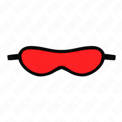 Bandeau yeux texturé écailles rouge 20 cm — vue 2