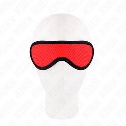 Bandeau yeux texturé écailles rouge 20 cm — vue 3