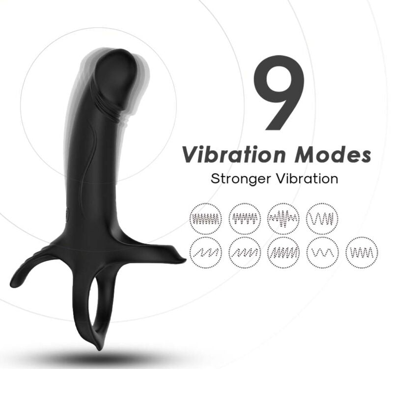 ARMONY GODE AVEC ANNEAU ET VIBRATEUR NOIR