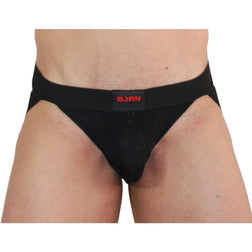 Jockstrap noir scintillant — 003